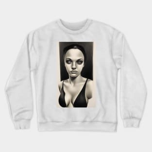 Mila Kunis glassy look Crewneck Sweatshirt